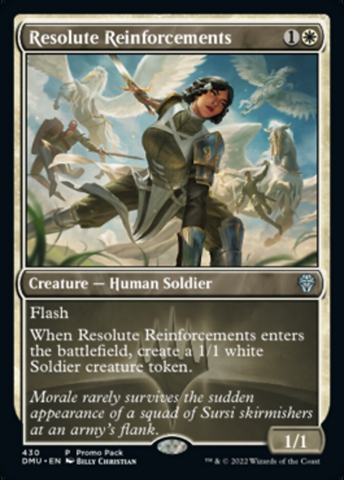 Resolute Reinforcements (Promo Pack) [Dominaria United Promos] | Gaming Infinity