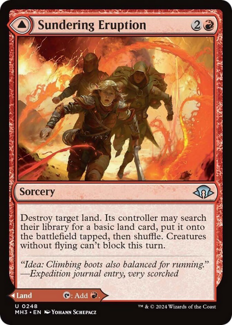 Sundering Eruption // Volcanic Fissure [Modern Horizons 3] | Gaming Infinity