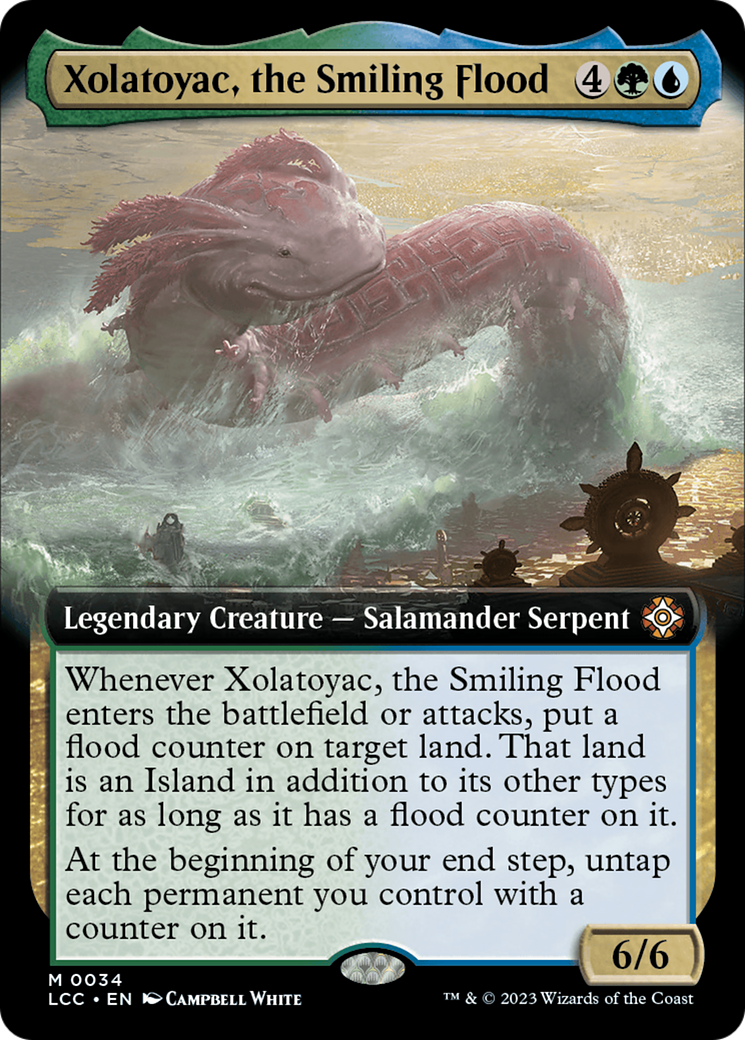 Xolatoyac, the Smiling Flood (Extended Art) [The Lost Caverns of Ixalan Commander] | Gaming Infinity