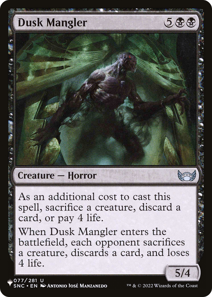 Dusk Mangler [The List] | Gaming Infinity