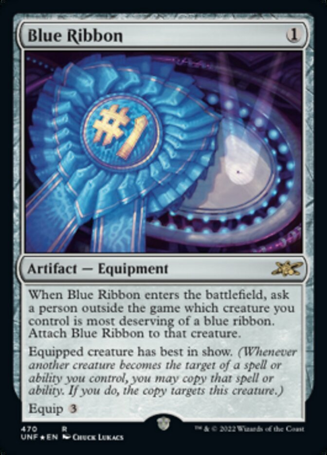 Blue Ribbon (Galaxy Foil) [Unfinity] | Gaming Infinity