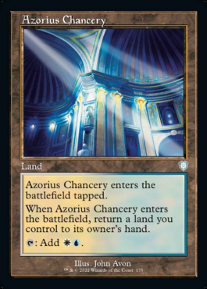 Azorius Chancery (Retro) [The Brothers' War Commander] | Gaming Infinity
