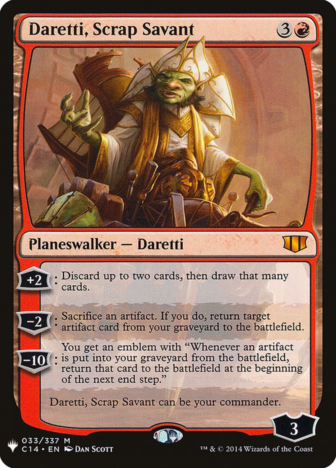 Daretti, Scrap Savant (C14) [The List] | Gaming Infinity