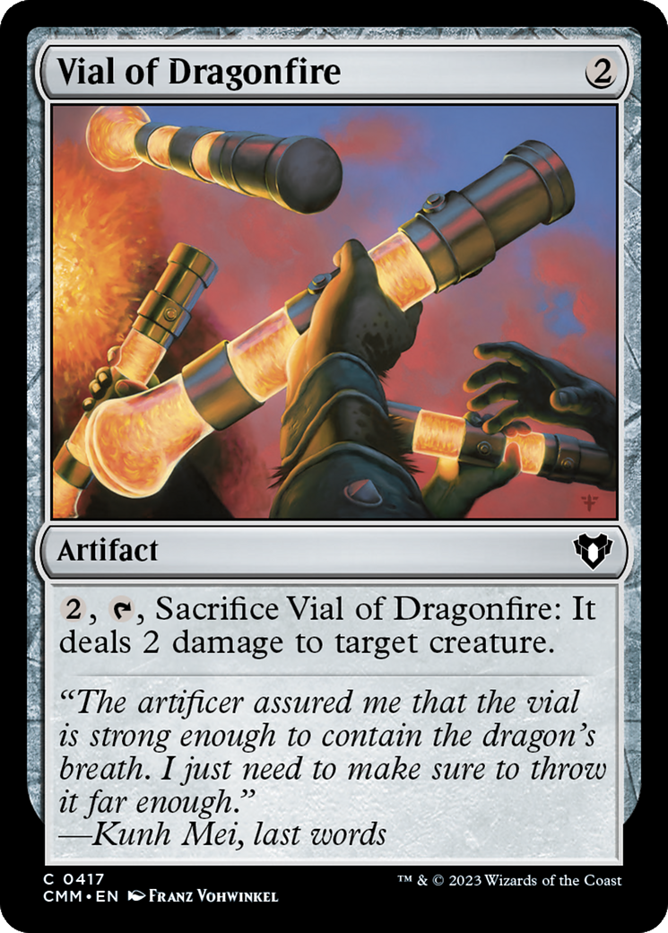 Vial of Dragonfire [Commander Masters] | Gaming Infinity