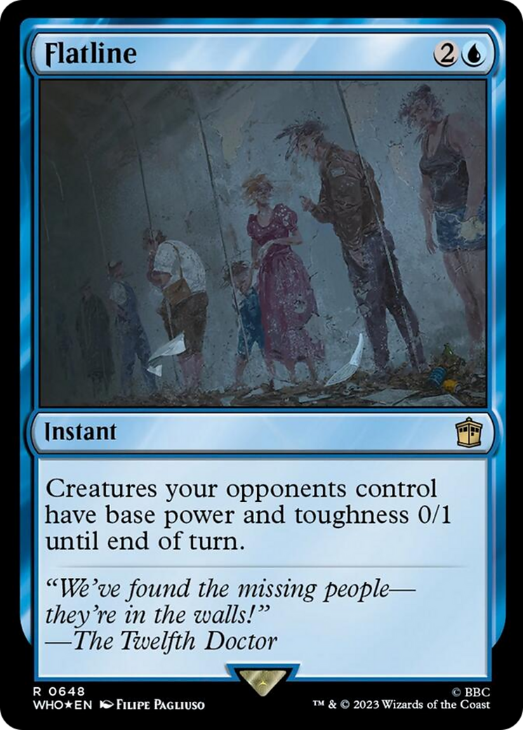 Flatline (Surge Foil) [Doctor Who] | Gaming Infinity