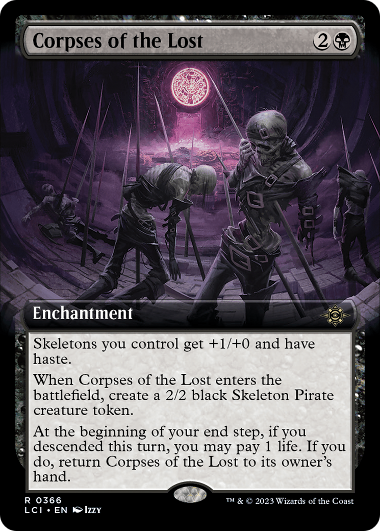 Corpses of the Lost (Extended Art) [The Lost Caverns of Ixalan] | Gaming Infinity