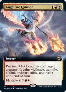 Angelfire Ignition (Extended Art) [Innistrad: Midnight Hunt] | Gaming Infinity
