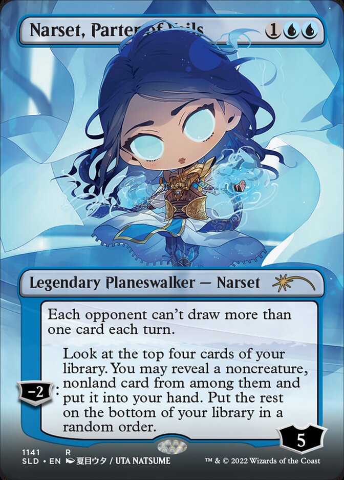 Narset, Parter of Veils (Borderless) [Secret Lair Drop Series] | Gaming Infinity