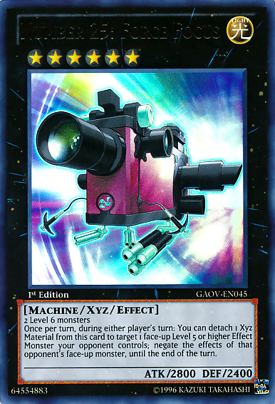 Number 25: Force Focus [GAOV-EN045] Ultra Rare | Gaming Infinity