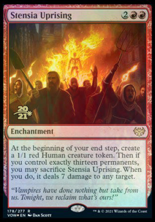 Stensia Uprising [Innistrad: Crimson Vow Prerelease Promos] | Gaming Infinity