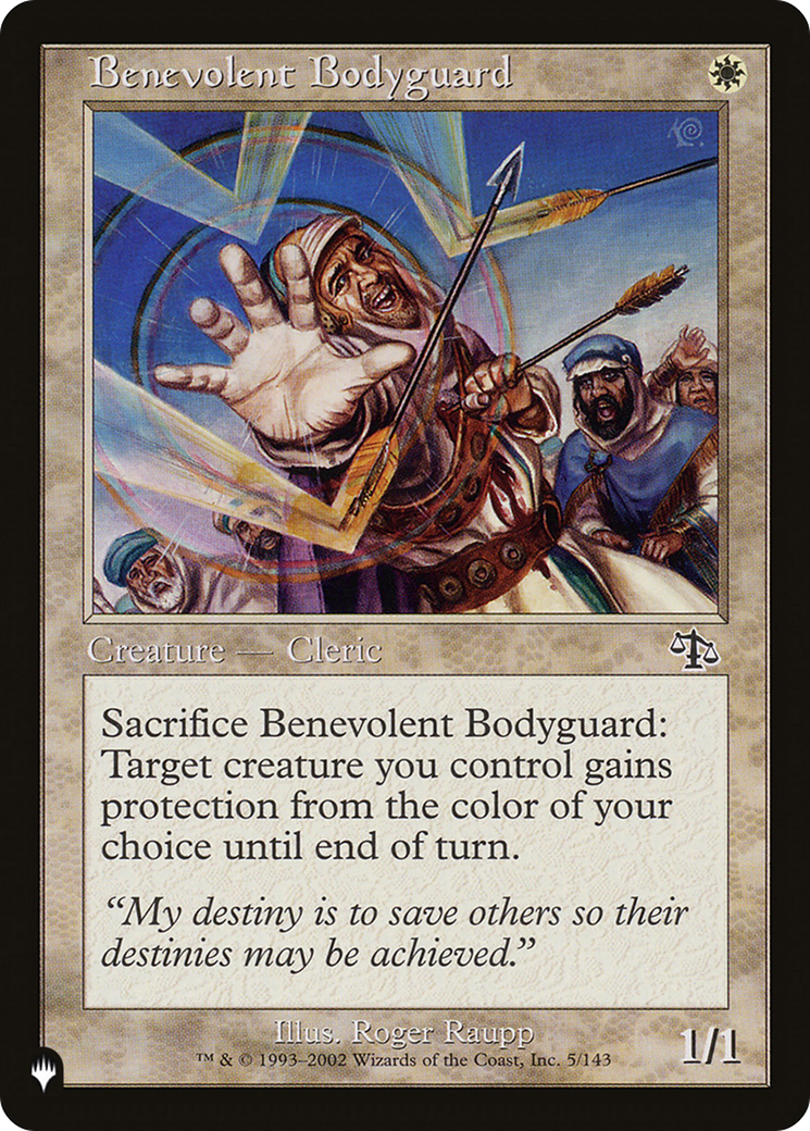 Benevolent Bodyguard [The List] | Gaming Infinity