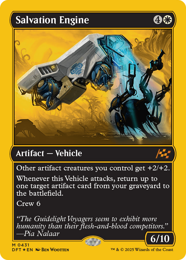 Salvation Engine (First-Place Foil) [Aetherdrift] | Gaming Infinity