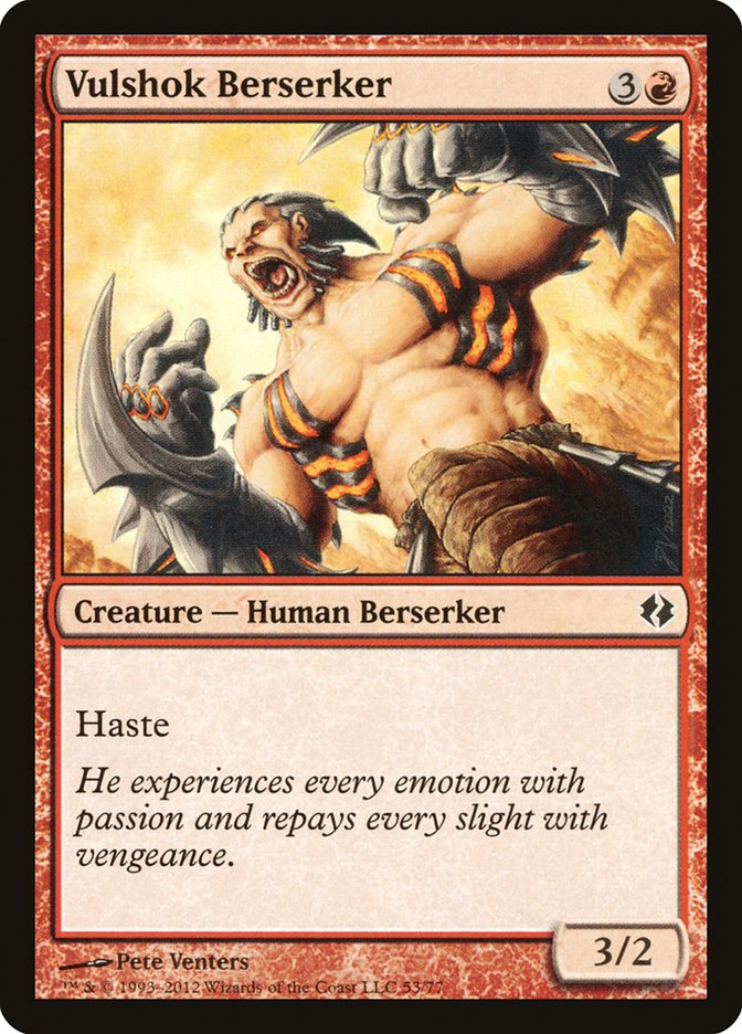 Vulshok Berserker [Duel Decks: Venser vs. Koth] | Gaming Infinity