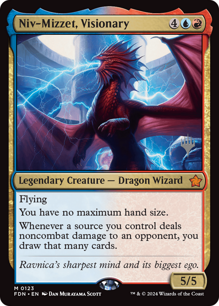 Niv-Mizzet, Visionary (Promo Pack) [Foundations Promos] | Gaming Infinity