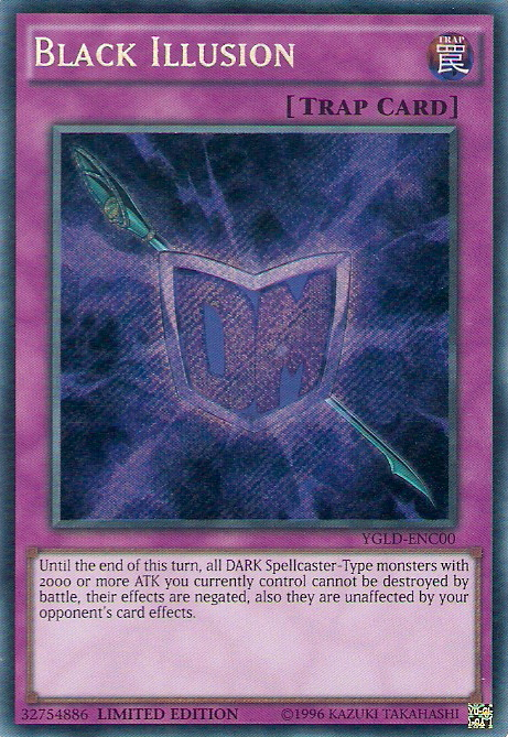 Black Illusion [YGLD-ENC00] Secret Rare | Gaming Infinity