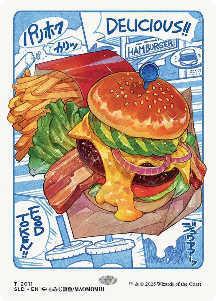Food Token (2011) (Rainbow Foil) [Secret Lair Drop Series] | Gaming Infinity