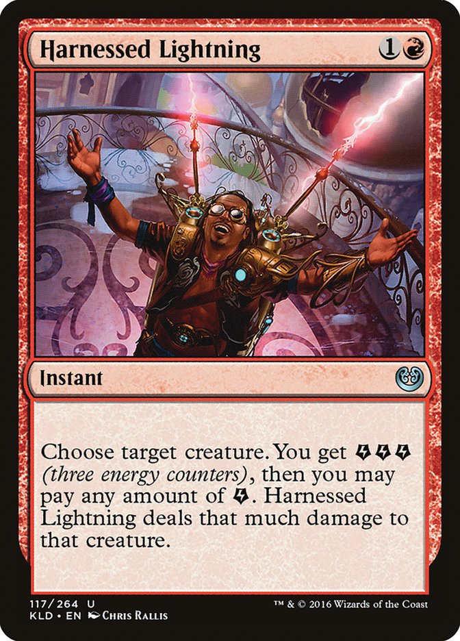 Harnessed Lightning [Kaladesh] | Gaming Infinity