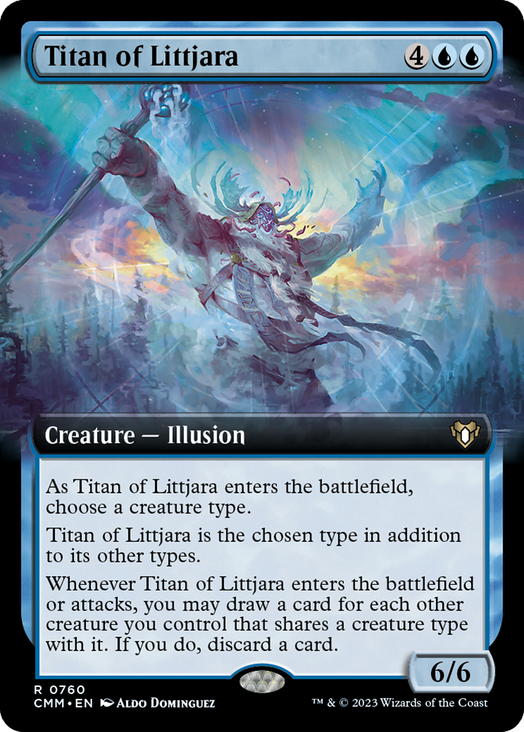 Titan of Littjara (Extended Art) [Commander Masters] | Gaming Infinity