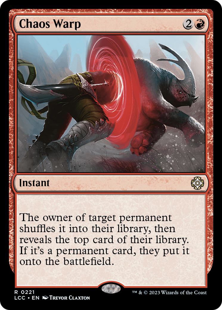 Chaos Warp [The Lost Caverns of Ixalan Commander] | Gaming Infinity