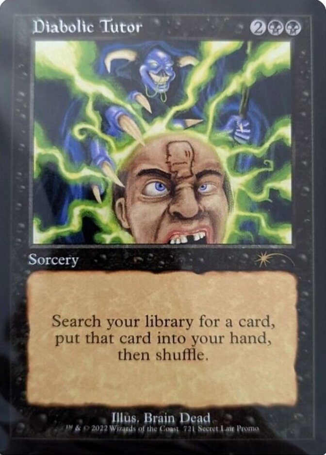 Diabolic Tutor (Retro) [Secret Lair Drop Promos] | Gaming Infinity