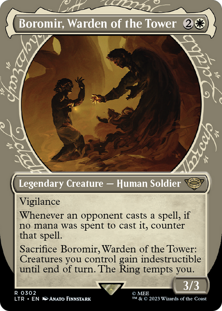 Boromir, Warden of the Tower (Showcase Ring Frame) [The Lord of the Rings: Tales of Middle-Earth] | Gaming Infinity