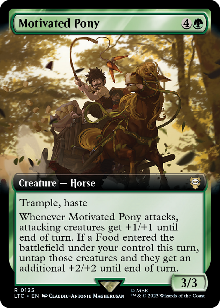 Motivated Pony (Extended Art) [The Lord of the Rings: Tales of Middle-Earth Commander] | Gaming Infinity