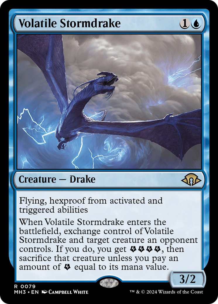 Volatile Stormdrake [Modern Horizons 3] | Gaming Infinity