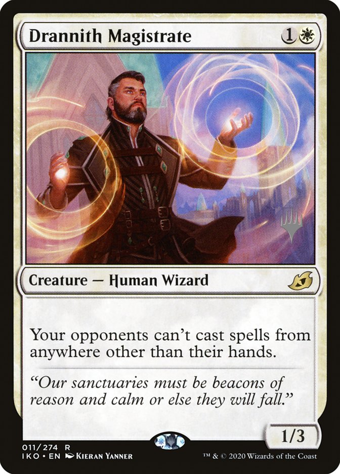 Drannith Magistrate (Promo Pack) [Ikoria: Lair of Behemoths Promos] | Gaming Infinity