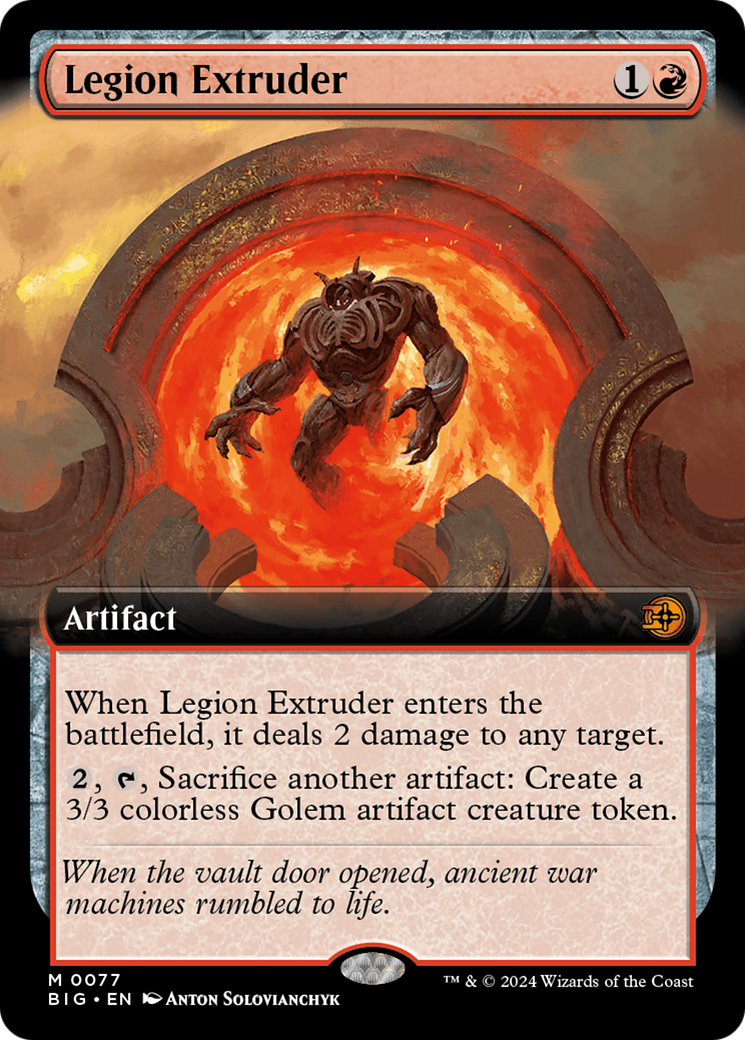 Legion Extruder (Extended Art) [Outlaws of Thunder Junction: The Big Score] | Gaming Infinity