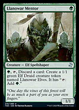 Llanowar Mentor [Time Spiral Remastered] | Gaming Infinity