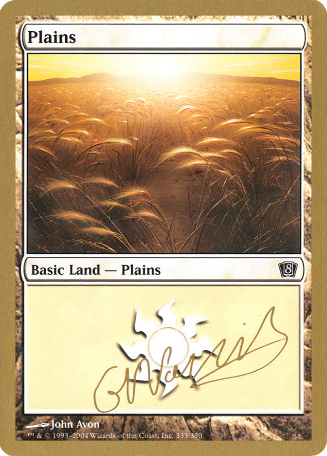 Plains (gn333) (Gabriel Nassif) [World Championship Decks 2004] | Gaming Infinity