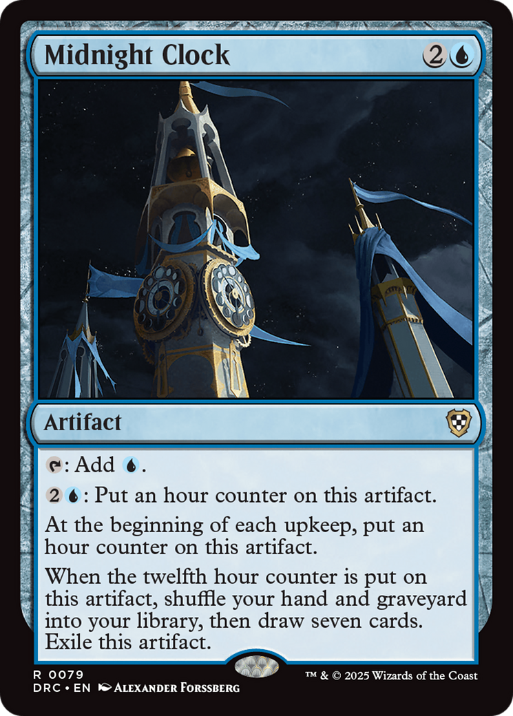 Midnight Clock [Aetherdrift Commander] | Gaming Infinity