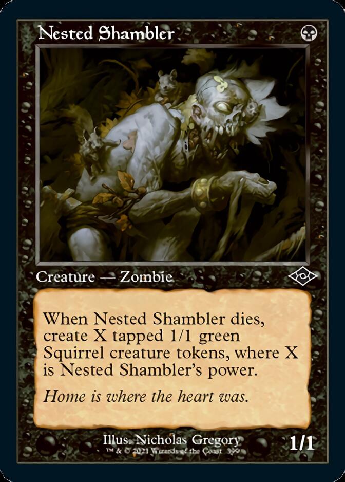 Nested Shambler (Retro Foil Etched) [Modern Horizons 2] | Gaming Infinity