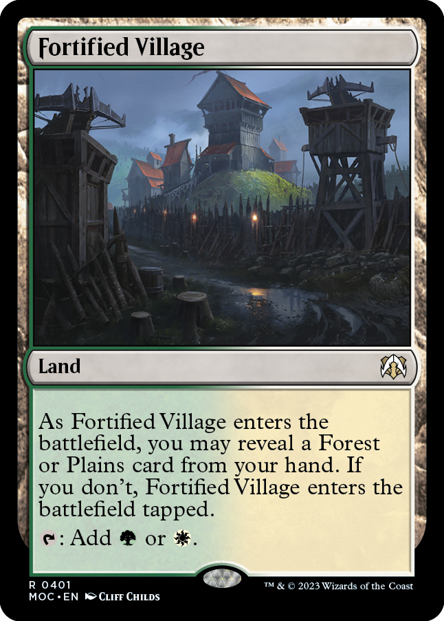 Fortified Village [March of the Machine Commander] | Gaming Infinity