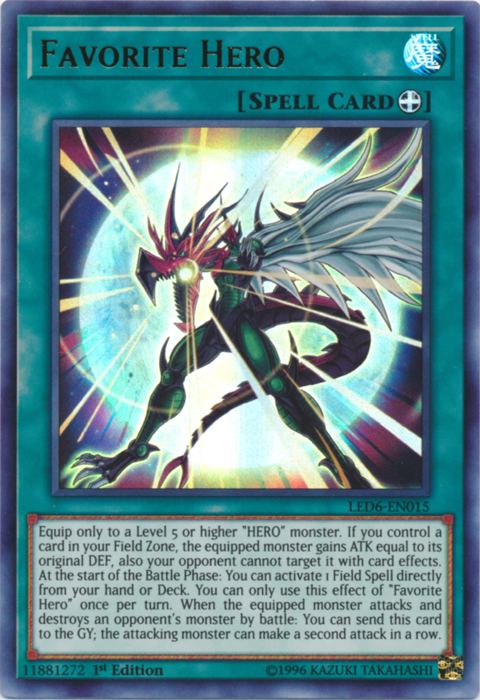 Favorite Hero [LED6-EN015] Ultra Rare | Gaming Infinity