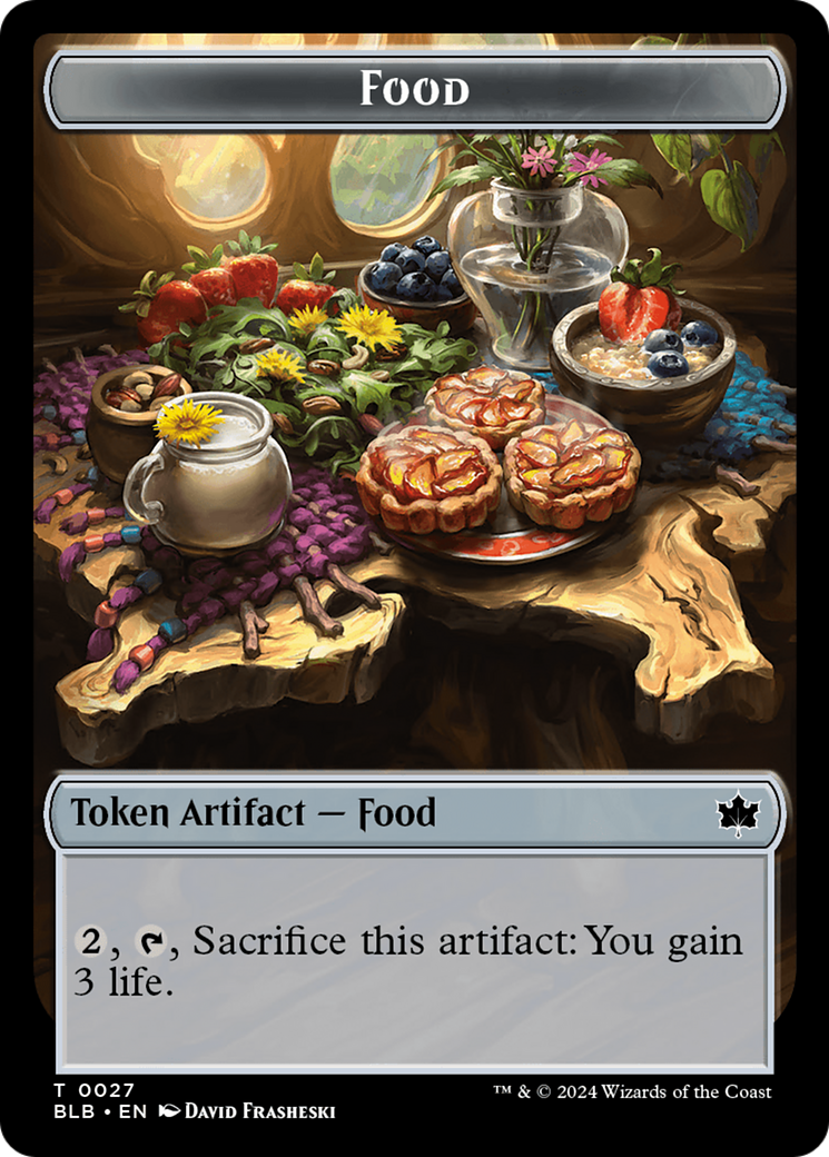 Food // Pawpatch Recruit Double-Sided Token [Bloomburrow Tokens] | Gaming Infinity