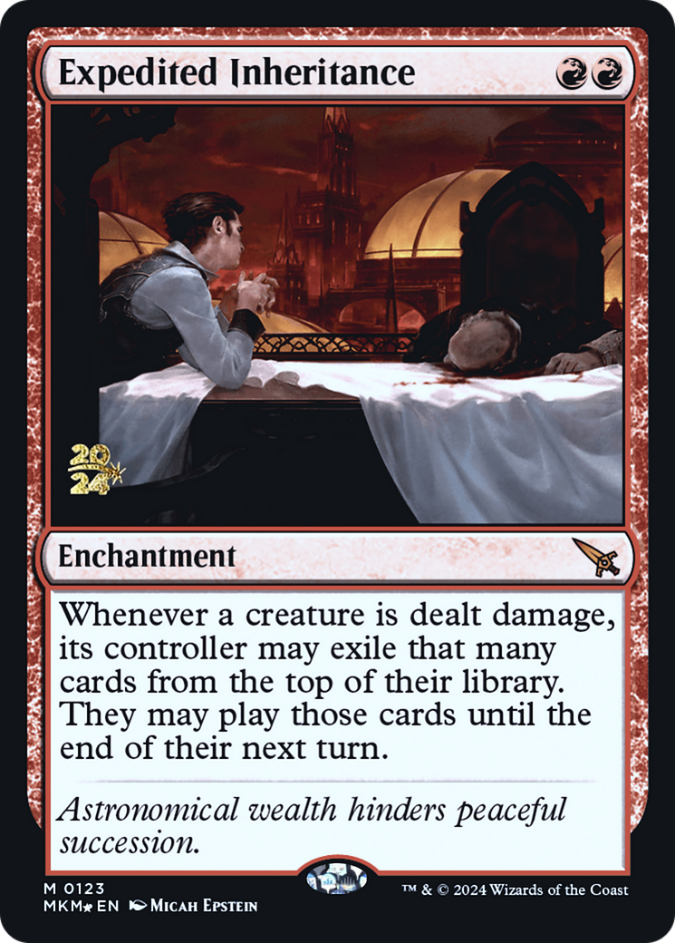 Expedited Inheritance [Murders at Karlov Manor Prerelease Promos] | Gaming Infinity