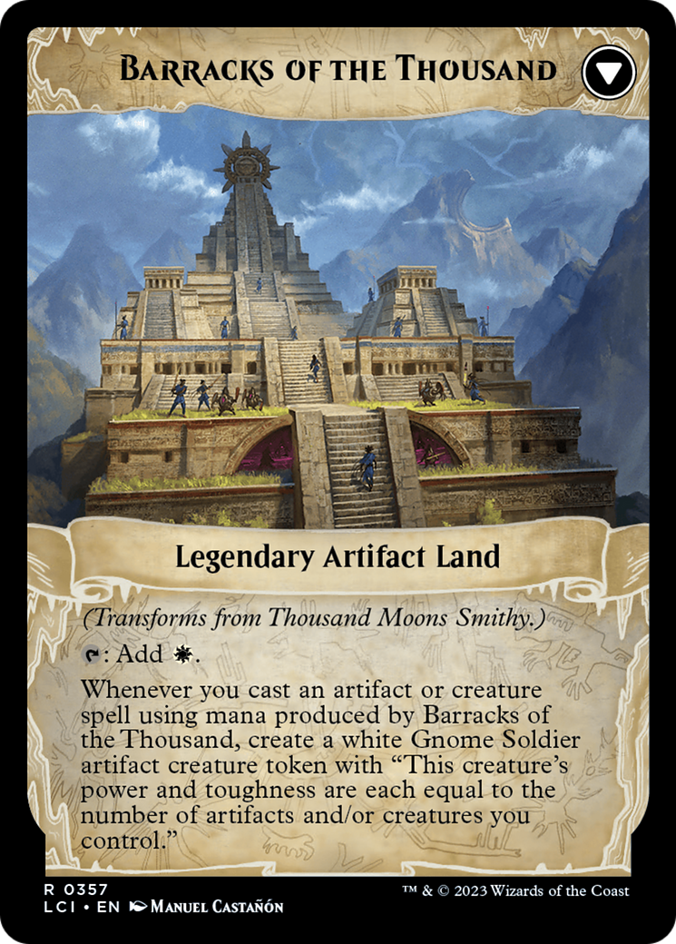 Thousand Moons Smithy (Extended Art) // Barracks of the Thousand [The Lost Caverns of Ixalan] | Gaming Infinity