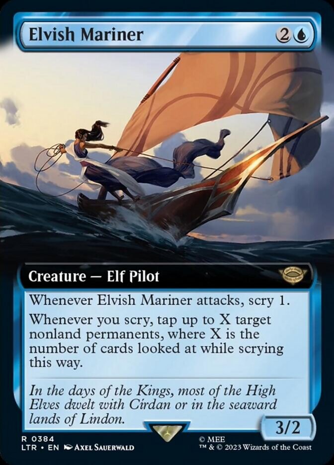 Elvish Mariner (Extended Art) [The Lord of the Rings: Tales of Middle-Earth] | Gaming Infinity