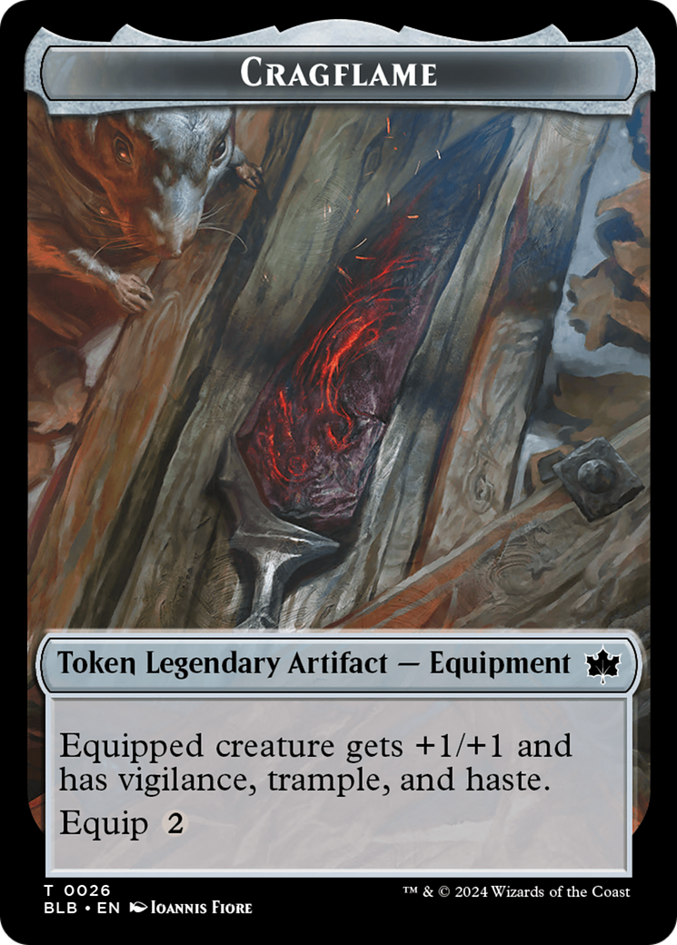 Cragflame // Starscape Cleric Double-Sided Token [Bloomburrow Tokens] | Gaming Infinity