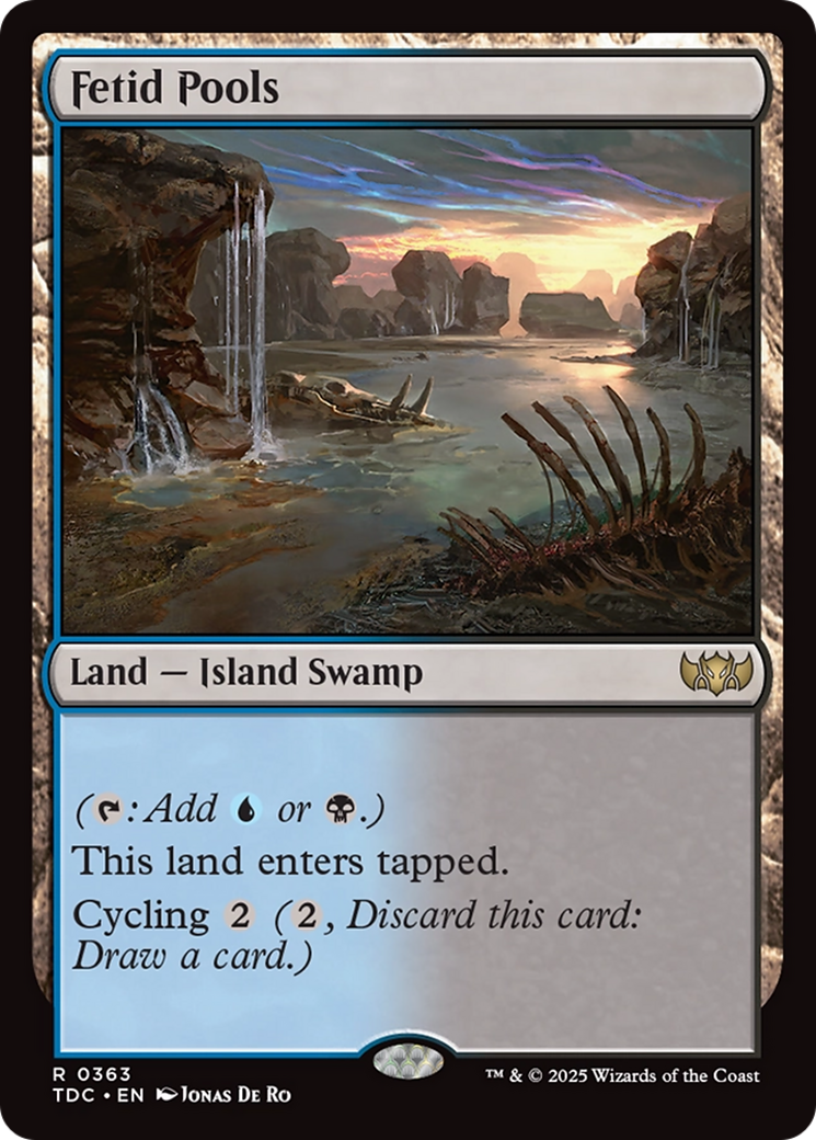Fetid Pools [Tarkir: Dragonstorm Commander] | Gaming Infinity
