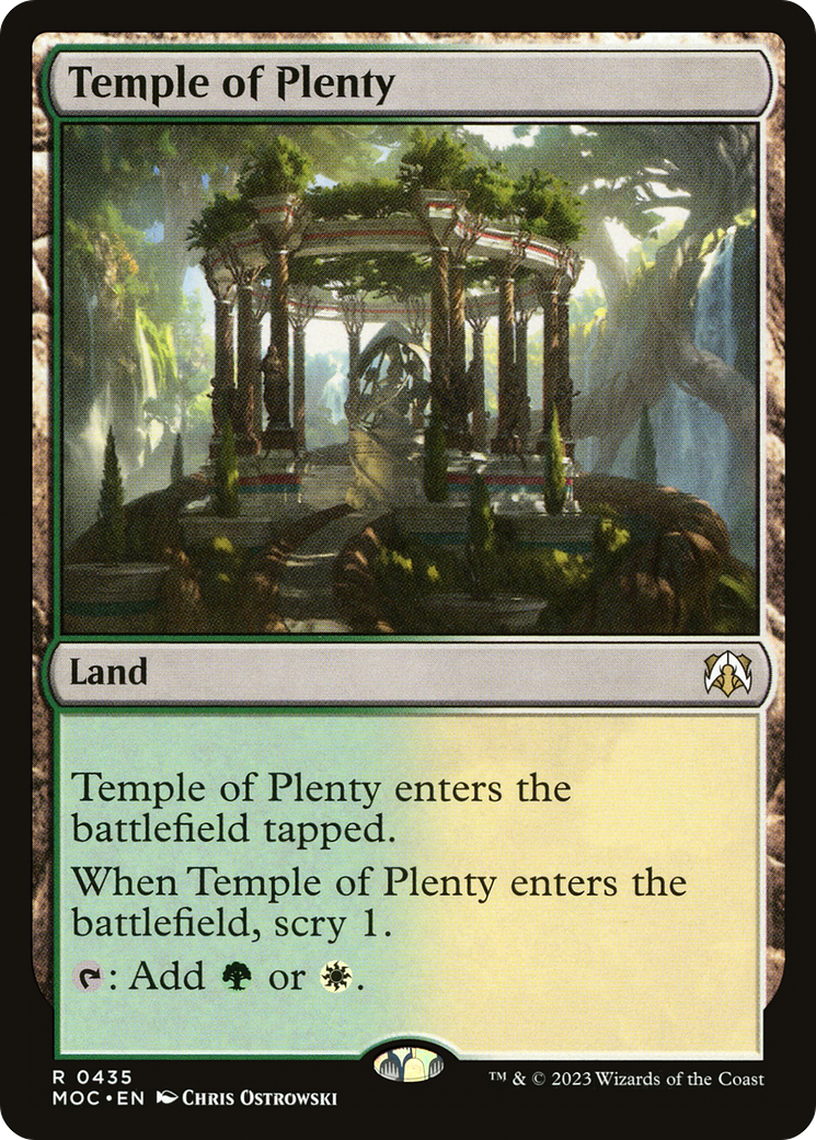 Temple of Plenty [March of the Machine Commander] | Gaming Infinity