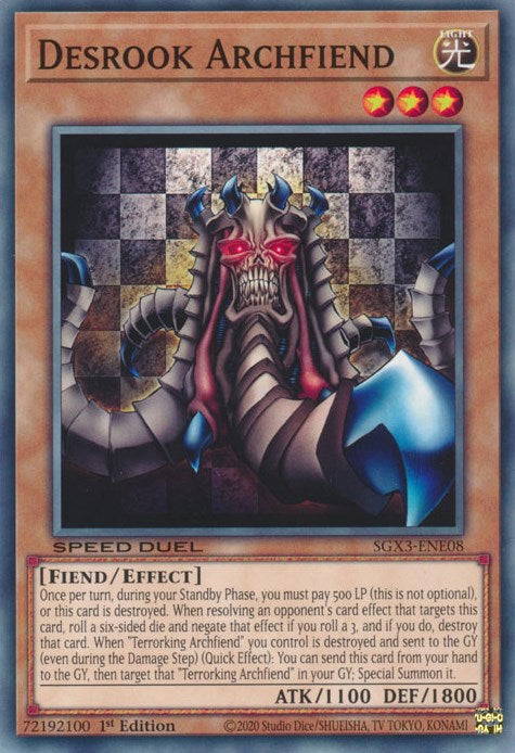 Desrook Archfiend [SGX3-ENE08] Common | Gaming Infinity