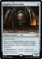 Giggling Skitterspike (Extended Art) [Duskmourn: House of Horror Commander] | Gaming Infinity