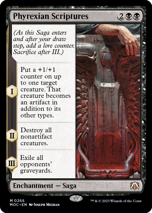 Phyrexian Scriptures [March of the Machine Commander] | Gaming Infinity