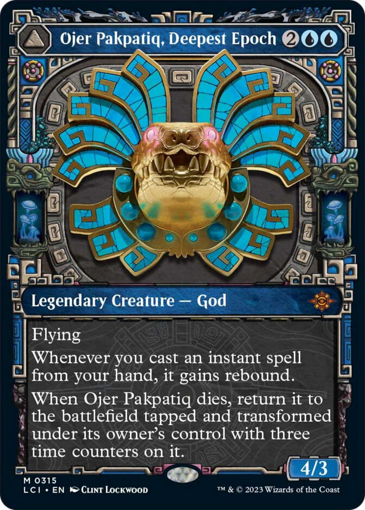 Ojer Pakpatiq, Deepest Epoch // Temple of Cyclical Time (Showcase) [The Lost Caverns of Ixalan] | Gaming Infinity