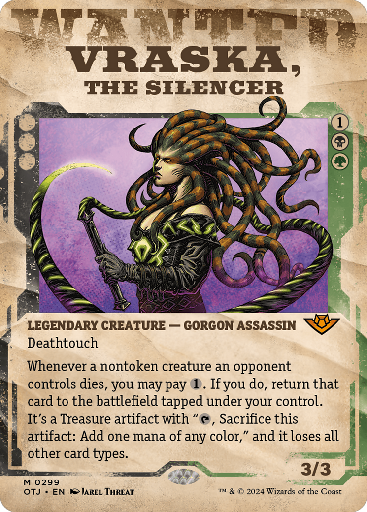 Vraska, the Silencer (Showcase) [Outlaws of Thunder Junction] | Gaming Infinity