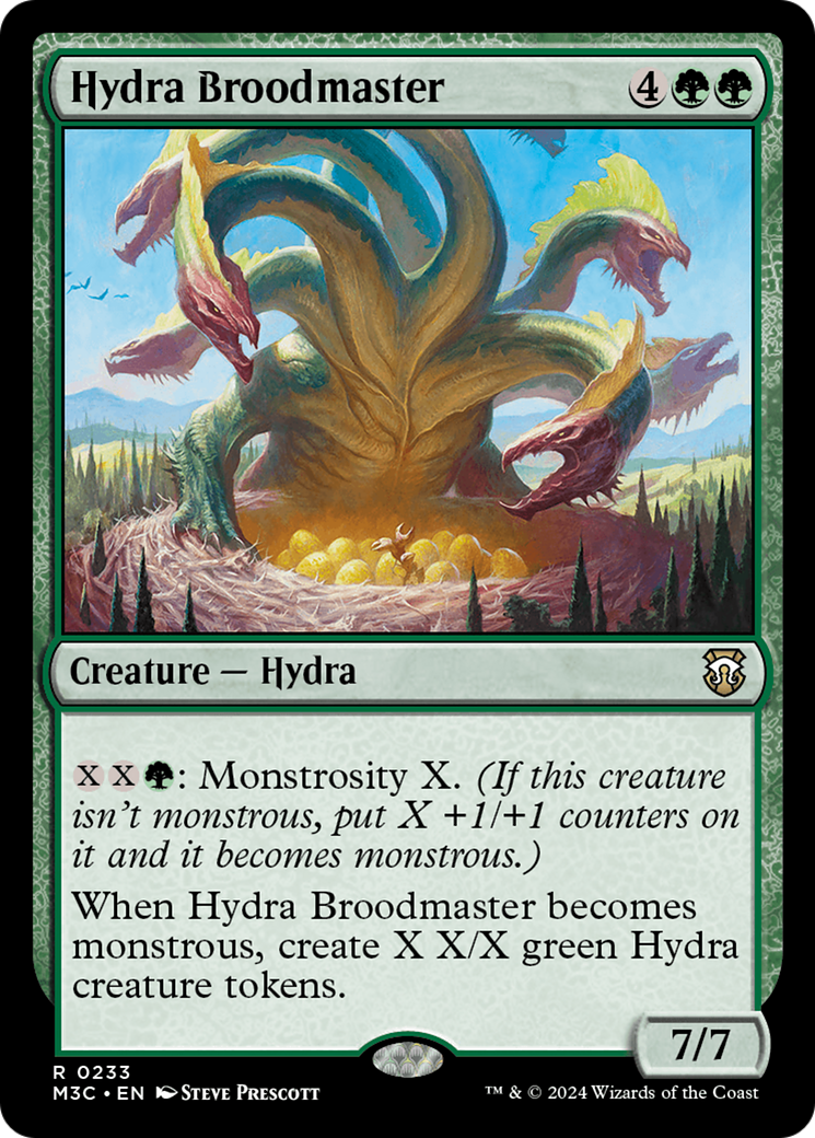 Hydra Broodmaster (Ripple Foil) [Modern Horizons 3 Commander] | Gaming Infinity