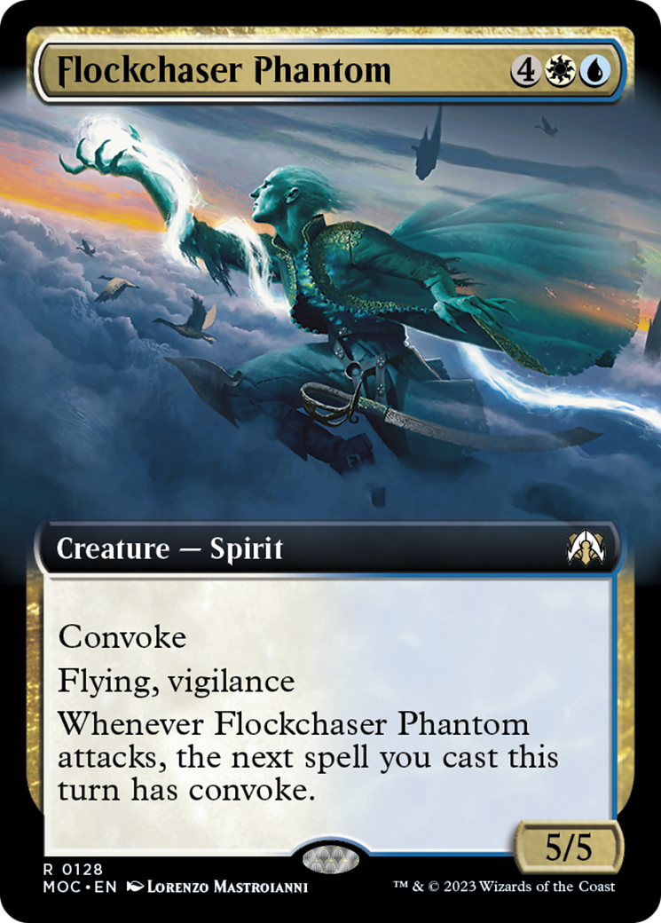 Flockchaser Phantom (Extended Art) [March of the Machine Commander] | Gaming Infinity