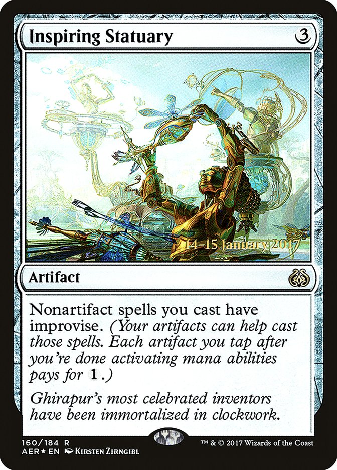Inspiring Statuary [Aether Revolt Prerelease Promos] | Gaming Infinity